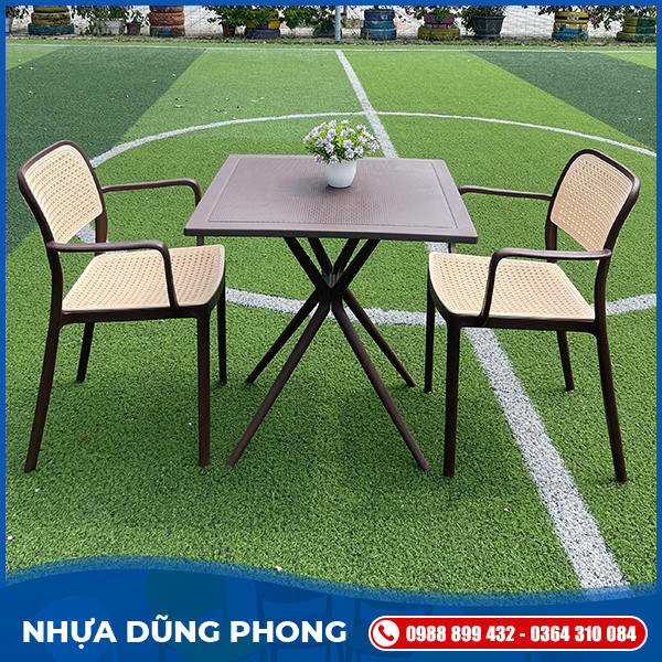 Ghế giả mây có tay	